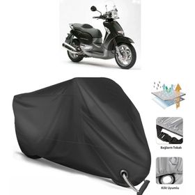Coverplus Aprilia Scarabeo 500 Siyah Motosiklet Branda