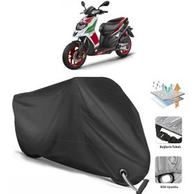 Coverplus Aprilia SR 150 Siyah Motosiklet Branda
