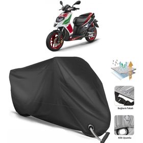 Coverplus Aprilia SR 150 Siyah Motosiklet Branda