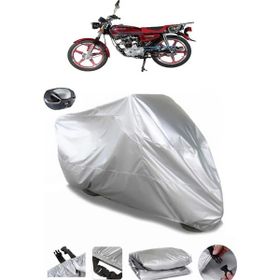 Coverplus Arora AR 100-62 Kartal Gri Arka Çanta Uyumlu Su Geçirmez Motosiklet Brandası