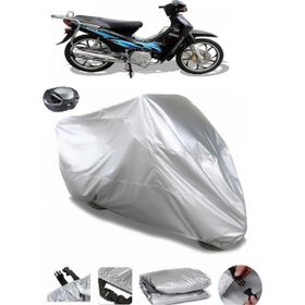 Coverplus Arora AR 100-7 Gri Arka Çanta Uyumlu Su Geçirmez Motosiklet Brandası