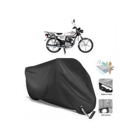 Coverplus Arora AR 100-8 Klasik Çelik Siyah Motosiklet Branda