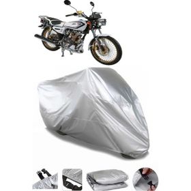 Coverplus Arora AR 100-8 Klasik Tel Gri Su Geçirmez Motosiklet Brandası