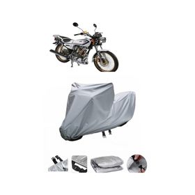 Coverplus Arora AR 100-8 Klasik Tel Gri Su Geçirmez Motosiklet Brandası