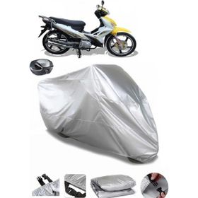 Coverplus Arora AR 100-B Gri Arka Çanta Uyumlu Su Geçirmez Motosiklet Brandası