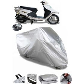 Coverplus Arora AR 100T-2B İnci Gri Arka Çanta Uyumlu Su Geçirmez Motosiklet Brandası