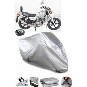 Coverplus Arora AR 150-A Jaguar Gri Arka Çanta Uyumlu Su Geçirmez Motosiklet Brandası