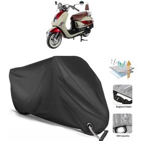 Coverplus Arora AR 150T-N2 Nostalji Siyah Motosiklet Branda
