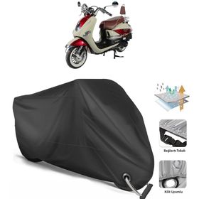 Coverplus Arora AR 150T-N2 Nostalji Siyah Motosiklet Branda