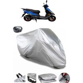 Coverplus Arora AR 50-6 Capirossi Gri Arka Çanta Uyumlu Su Geçirmez Motosiklet Brandası