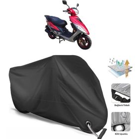 Coverplus Arora AR 50-6 Capirossi Siyah Motosiklet Branda