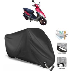 Coverplus Arora AR 50-6 Capirossi Siyah Motosiklet Branda