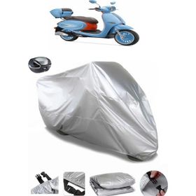 Coverplus Arora AR 50 Cappuccino Gri Arka Çanta Uyumlu Su Geçirmez Motosiklet Brandası