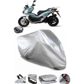Coverplus Arora Beatrix Gri Arka Çanta Uyumlu Su Geçirmez Motosiklet Brandası