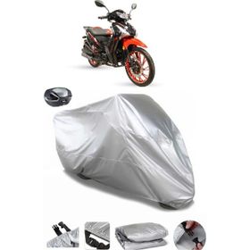 Coverplus Arora Smart 50 Gri Arka Çanta Uyumlu Su Geçirmez Motosiklet Brandası
