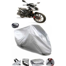 Coverplus Arora Smart 50x Gri Arka Çanta Uyumlu Su Geçirmez Motosiklet Brandası