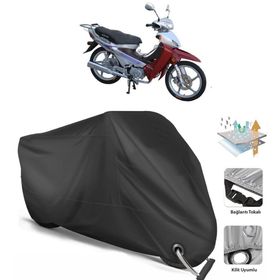 Coverplus Asya AS 100-8 Siyah Motosiklet Branda