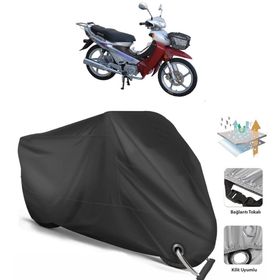 Coverplus Asya AS 110-8 Siyah Motosiklet Branda