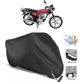 Coverplus Asya AS 125 Siyah Motosiklet Branda