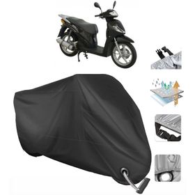 Coverplus Asya AS 150 T 6A Siyah Motosiklet Branda
