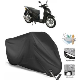 Coverplus Asya AS 150 T 6A Siyah Motosiklet Branda