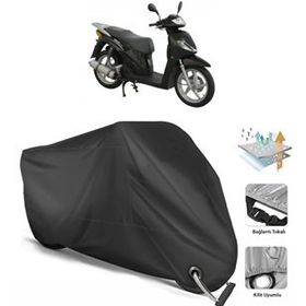 Coverplus Asya AS 150 T 6A Siyah Motosiklet Branda