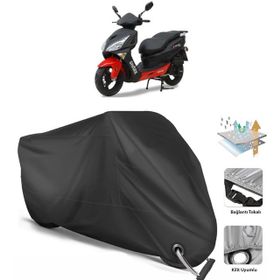 Coverplus Asya AS 150 T Siyah Motosiklet Branda