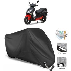 Coverplus Asya AS 150 T Siyah Motosiklet Branda