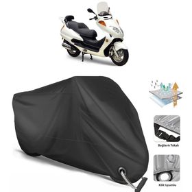 Coverplus Asya AS 150 T1 Siyah Motosiklet Branda