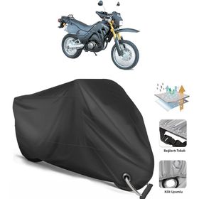 Coverplus Asya AS 200 GY 2 Siyah Motosiklet Branda