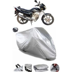 Coverplus Asya Hero 125 Gri Arka Çanta Uyumlu Su Geçirmez Motosiklet Brandası