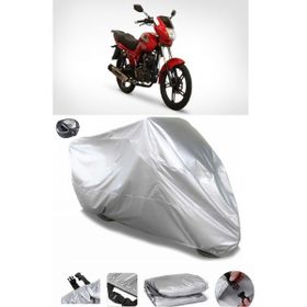 Coverplus Asya Legent 150 Gri Arka Çanta Uyumlu Su Geçirmez Motosiklet Brandası