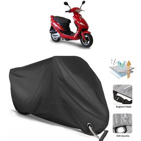 Coverplus Asya Polo 50 Siyah Motosiklet Branda