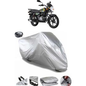 Coverplus Bajaj Boxer Gri Arka Çanta Uyumlu Su Geçirmez Motosiklet Brandası