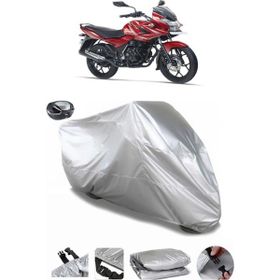 Coverplus Bajaj Discover 150 F Gri Arka Çanta Uyumlu Su Geçirmez Motosiklet Brandası
