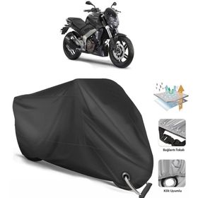Coverplus Bajaj Dominar 400 Siyah Motosiklet Branda
