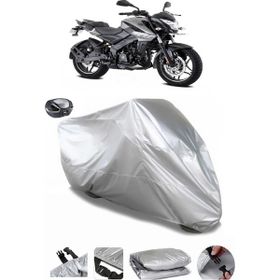 Coverplus Bajaj Pulsar AS 200 Gri Arka Çanta Uyumlu Su Geçirmez Motosiklet Brandası