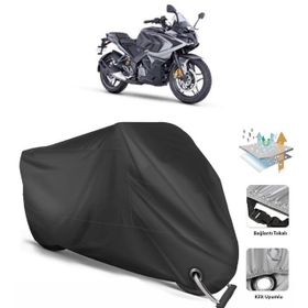 Coverplus Bajaj Pulsar RS 200 Siyah Motosiklet Branda