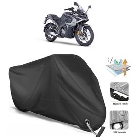 Coverplus Bajaj Pulsar RS 200 Siyah Motosiklet Branda
