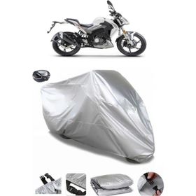 Coverplus Benelli 125-S Gri Arka Çanta Uyumlu Su Geçirmez Motosiklet Brandası