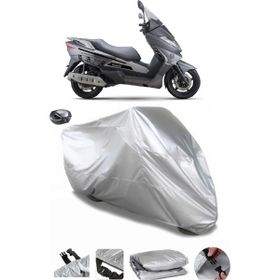 Coverplus Benelli Zafferano Gri Arka Çanta Uyumlu Su Geçirmez Motosiklet Brandası