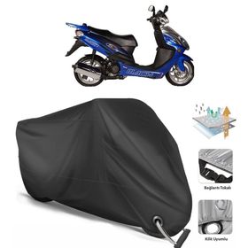 Coverplus Bianchi Mach 1 150 Siyah Motosiklet Branda