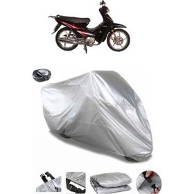 Coverplus Bisan Lifan TAY Gri Arka Çanta Uyumlu Su Geçirmez Motosiklet Brandası