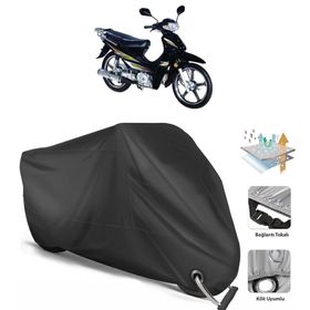 Coverplus Bisan Motocup 100 Siyah Motosiklet Branda