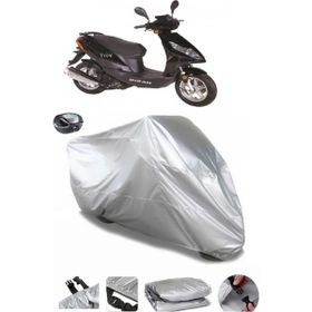 Coverplus Bisan Troy 100 Gri Arka Çanta Uyumlu Su Geçirmez Motosiklet Brandası
