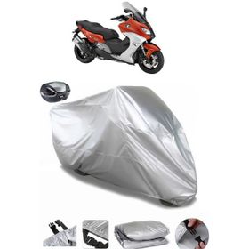 Coverplus Bmw C 650 Sport Gri Arka Çanta Uyumlu Su Geçirmez Motosiklet Brandası
