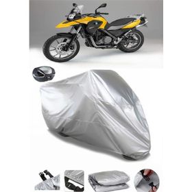 Coverplus Bmw G 650 GS Gri Arka Çanta Uyumlu Su Geçirmez Motosiklet Brandası