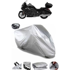 Coverplus Bmw K 1600 Grand America Gri Arka Çanta Uyumlu Su Geçirmez Motosiklet Brandası