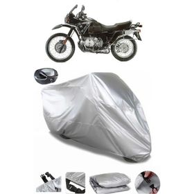 Coverplus Bmw R 100 GS Gri Arka Çanta Uyumlu Su Geçirmez Motosiklet Brandası