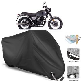 Coverplus Brixton BX 125 Siyah Motosiklet Branda
